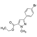 Ethyl 3-(4-bromophenyl)-1-methyl-1H-pyrazole-5-carboxylate|25121|618070-50-1