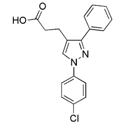 1-(4-Chlorophenyl)-3-phenylpyrazole-4-propionic acid|25781|870704-02-2