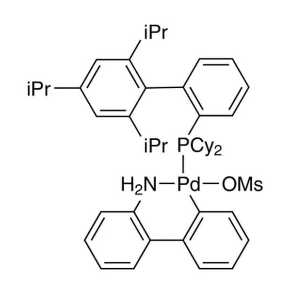 Methanesulfonato(2-dicyclohexylphosphino-2',4',6'-tri-i-propyl-1,1'-biphenyl)(2'-amino-1,1'-biphenyl-2-yl)palladium(II) dichloromethane adduct, min. 98%  [Xphos Palladacycle Gen. 3]|46-0320|1445085-55-1