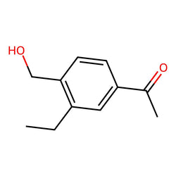 1-[3-ethyl-4-(hydroxymethyl)phenyl]ethan-1-one|C1265467|1378888-43-7