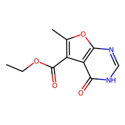 Ethyl 6-methyl-4-oxo-3H,4H-furo[2,3-d]pyrimidine-5-carboxylate|CS-0070897|848316-19-8
