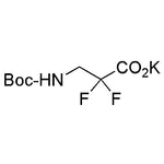Boc-3-amino-2,2-difluoro-propionic acid potassium salt|29614|1435806-88-4
