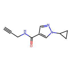 1-Cyclopropyl-N-(prop-2-yn-1-yl)-1H-pyrazole-4-carboxamide|CS-0911370|3029269-67-5