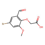 2-(4-Bromo-2-formyl-6-methoxyphenoxy)acetic acid|CS-0118096|20037-38-1