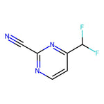 4-(Difluoromethyl)pyrimidine-2-carbonitrile|CS-0102106|1416821-61-8