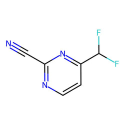 4-(Difluoromethyl)pyrimidine-2-carbonitrile|CS-0102106|1416821-61-8