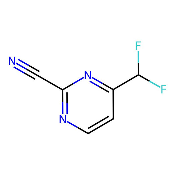 4-(Difluoromethyl)pyrimidine-2-carbonitrile|CS-0102106|1416821-61-8
