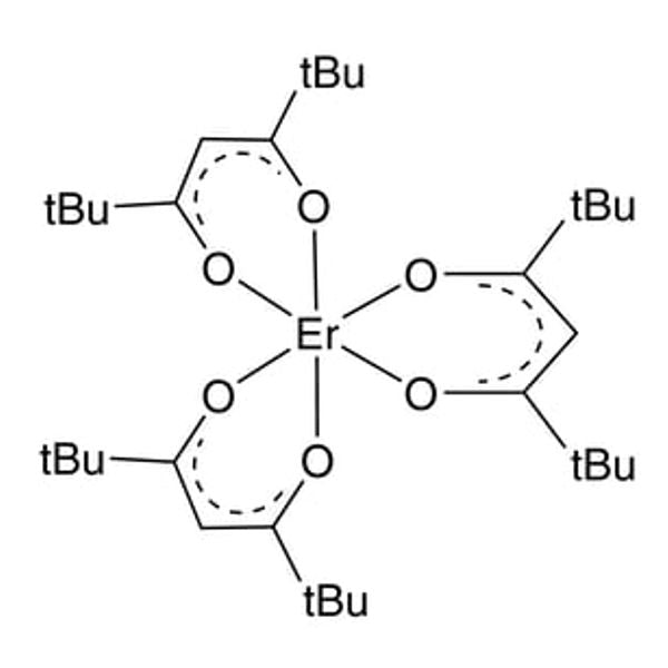 Tris(2,2,6,6-tetramethyl-3,5-heptanedionato)erbium(III), 99% (99.9%-Er) (REO) [Er(TMHD)3]|68-8750|35733-23-4