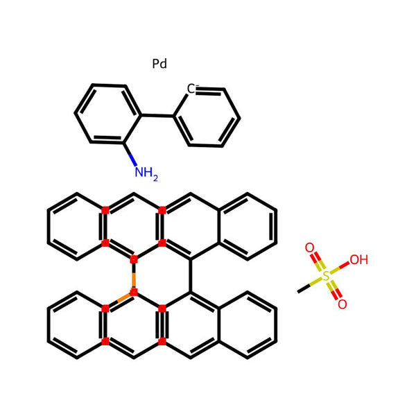 Methanesulfonato[2,2'-bis(diphenylphosphino)-1,1'-binaphthyl](2'-amino-1,1'-biphenyl-2-yl)palladium(II)|CS-0099016|2151915-22-7