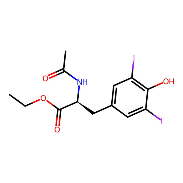 (S)-Ethyl 2-acetamido-3-(4-hydroxy-3,5-diiodophenyl)propanoate|CS-0186190|21959-36-4