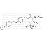 Fmoc-O-tert-butyl-D-threonine 4-alkoxybenzyl alcohol resin|04195