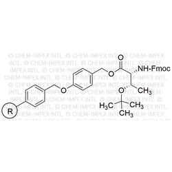 Fmoc-O-tert-butyl-D-threonine 4-alkoxybenzyl alcohol resin|04195