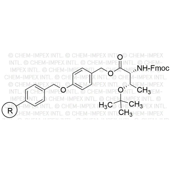 Fmoc-O-tert-butyl-D-threonine 4-alkoxybenzyl alcohol resin|04195