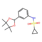 N-(3-(4,4,5,5-tetramethyl-1,3,2-dioxaborolan-2-yl)phenyl)cyclopropanesulfonamide|CS-0525177|1260151-60-7