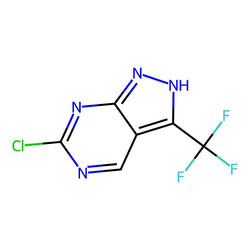 6-Chloro-3-(trifluoromethyl)-1H-pyrazolo[3,4-d]pyrimidine|CS-0042005|1211590-25-8