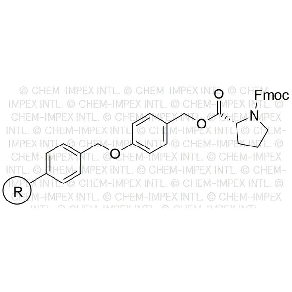 Fmoc-D-proline 4-alkoxybenzyl alcohol resin|04193