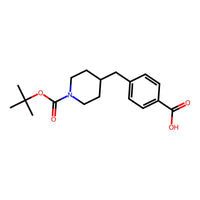 4-((1-(tert-Butoxycarbonyl)piperidin-4-yl)methyl)benzoic acid|CS-0320911|147969-86-6