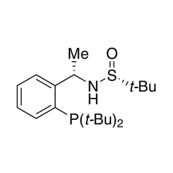 [S(R)]-N-[(S)-1-[2-(Di-tert-butylphosphanyl)phenyl]ethyl]-2-methyl-2-propanesulfinamide, 95%|15-0144