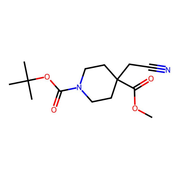 1-(tert-Butyl) 4-methyl 4-(cyanomethyl)piperidine-1,4-dicarboxylate|CS-0018090|1350475-42-1