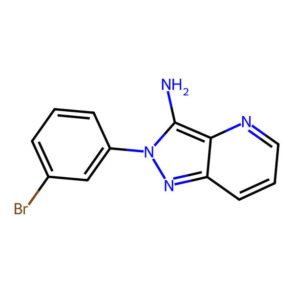 2-(3-Bromo-phenyl)-2H-pyrazolo[4,3-b]pyridin-3-ylamine, 95%|07-0142|1811512-36-3