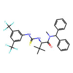 (R)-N-Benzhydryl-2-(3-(3,5-bis(trifluoromethyl)phenyl)thioureido)-N,3,3-trimethylbutanamide|CS-0104881|2748618-19-9
