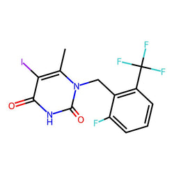 1-(2-Fluoro-6-(trifluoromethyl)benzyl)-5-iodo-6-methylpyrimidine-2,4(1H,3H)-dione|CS-0052664|1150560-54-5
