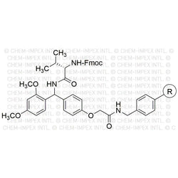 Fmoc-L-valine Rink amide AM resin|12505
