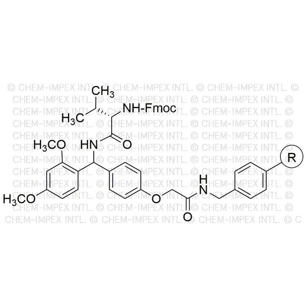Fmoc-L-valine Rink amide AM resin|12505