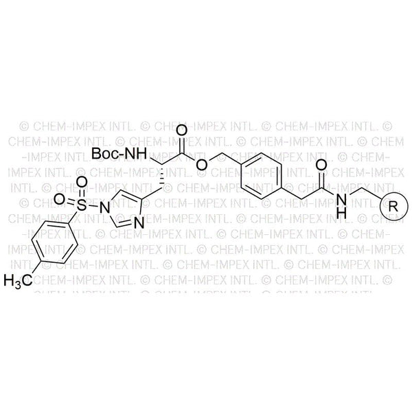 Na-Boc-Nim-4-toluenesylfonyl-L-histidine 4-oxymethylphenylacetamidomethyl resin|02492