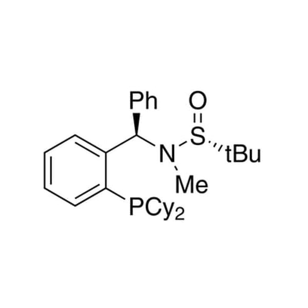 [S(R)]-N-[(R)-[2-(Dicyclohexylphosphino)phenyl]phenylmethyl]-N,2-dimethyl-2-propanesulfinamide, 95%|15-8430
