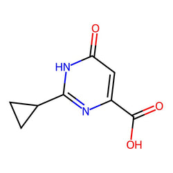2-Cyclopropyl-6-hydroxypyrimidine-4-carboxylic acid|CS-0043174|858956-25-9