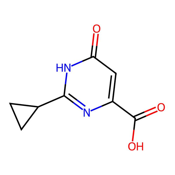 2-Cyclopropyl-6-hydroxypyrimidine-4-carboxylic acid|CS-0043174|858956-25-9