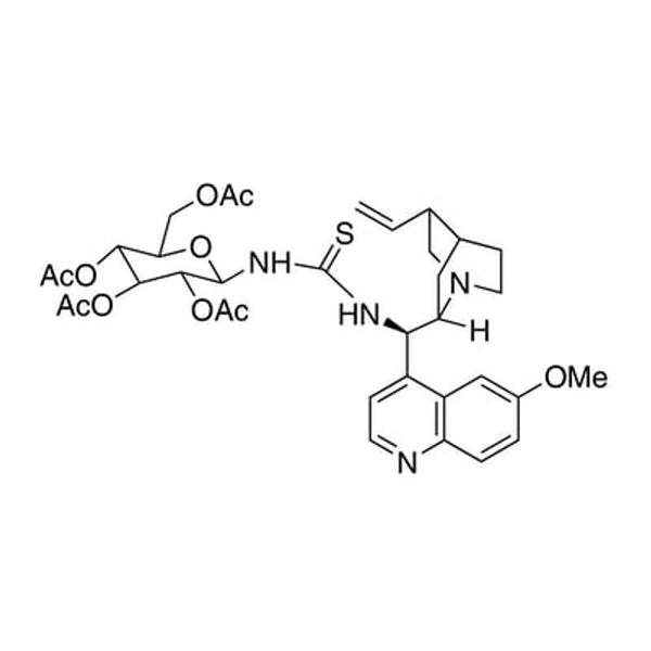 N-[(8α;,9R)-6'-Methoxycinchonan-9-yl]-N'-(2,3,4,6-tetra-O-acetyl-β-D-glucopyranosyl)thiourea, 98%|07-1421|1421852-79-0