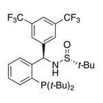 [S(R)]-N-[(R)-3,5-Bis(trifluoromethyl)phenyl)[2-(di-tert-butylphosphino)phenyl]methyl]-2-methyl-2-propanesulfinamide, 95%|15-0207