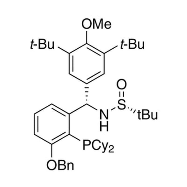 [S(R)]-N-[(S)-[3,5-Di-tert-butyl-4-methoxyphenyl][(3-benzyloxy-2-(dicyclohexylphosphino)phenyl)methyl]-2-methyl-2-propanesulfinamide, 95%|15-8466