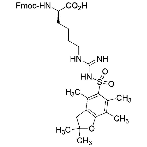 Fmoc-N?-(2,2,4,6,7-pentamethyl-dihydrobenzofuran-5-sulfonyl)-D-homoarginine|29917|1313054-60-2