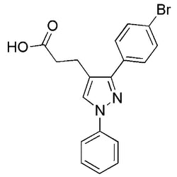 3-(4-Bromophenyl)-1-phenylpyrazole-4-propionic acid|25786|108446-80-6