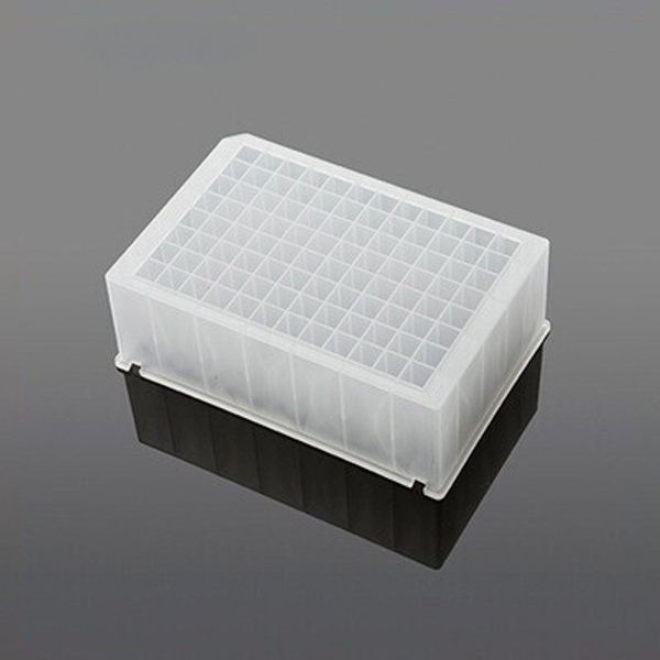 96 square deep well plate -2.2ml,v bottom，kingfisher flex, dnase & rnase free, without cap,sterile, 10 pieces/pack, 50 pieces/case|02-7122