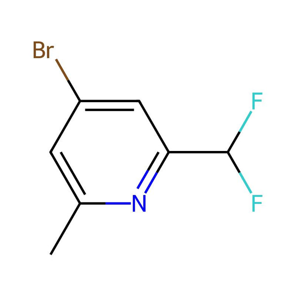 4-Bromo-2-(difluoromethyl)-6-methylpyridine|CS-0135393|1226800-12-9