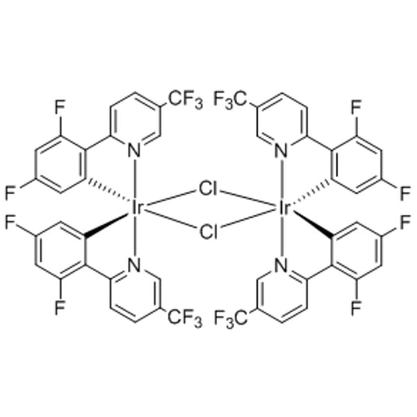 Di-mu-chlorotetrakis[3,5-difluoro-2-[5-trifluoromethyl-2-pyridinyl-kN)phenyl-kC]diiridium(III), 99%|77-0468