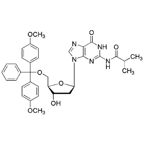 5'-O-(4,4'-Dimethoxytrityl)-N2-isobutyryl-2'-deoxyguanosine (synthetic)|14094|68892-41-1