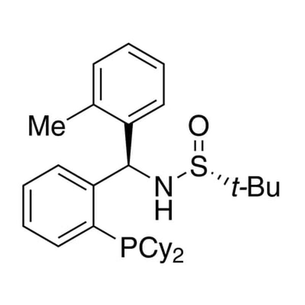 [S(R)]-N-[(R)-(2-Methylphenyl)[2-(dicyclohexylphosphino)phenyl]methyl]-2-methyl-2-propanesulfinamide, 95%|15-8795