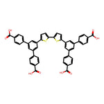5',5''''-([2,2'-Bithiophene]-5,5'-diyl)bis(([1,1':3',1''-terphenyl]-4,4''-dicarboxylic acid))|CS-0142627|1227780-71-3