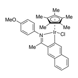 Chloro(pentamethylcyclopentadienyl){2-{1-[(4-methoxyphenyl)imino-kN]ethyl}naphthyl-kC}iridium(III), 99% Iridicycle-Naphth|77-0428|1469467-94-4