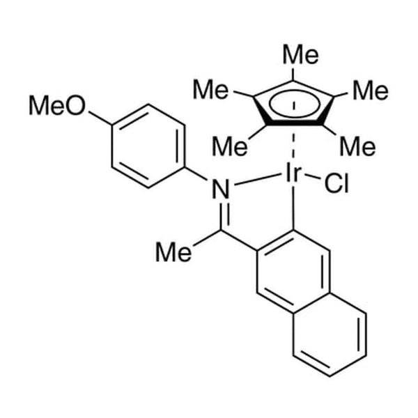 Chloro(pentamethylcyclopentadienyl){2-{1-[(4-methoxyphenyl)imino-kN]ethyl}naphthyl-kC}iridium(III), 99% Iridicycle-Naphth|77-0428|1469467-94-4
