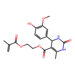 2-(Methacryloyloxy)ethyl 4-(4-hydroxy-3-methoxyphenyl)-6-methyl-2-oxo-1,2,3,4-tetrahydropyrimidine-5-carboxylate, 95%|9172859|2219318-88-2