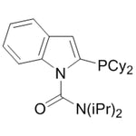 2-(Dicyclohexylphosphino)-N,N-bis(1-methylethyl)-1H-indole-1-carboxamide, min. 98% Amidole-Phos|15-1086|1067175-36-3
