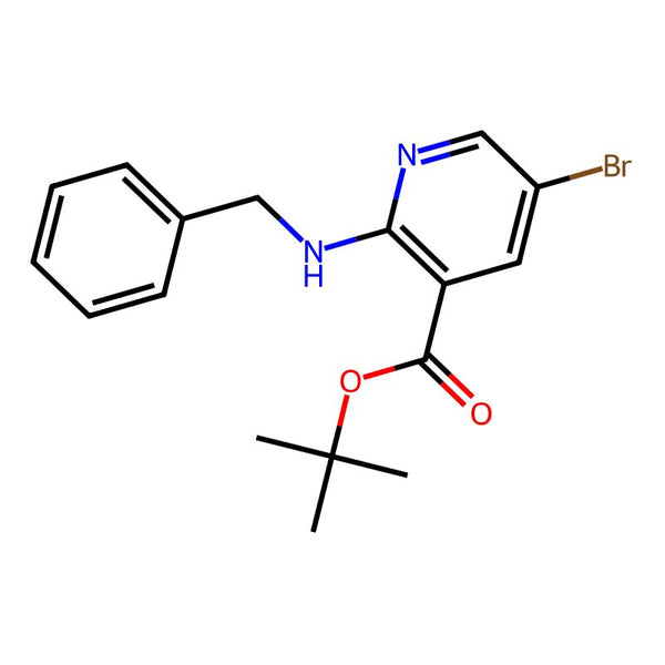 2-Benzylamino-5-bromo-nicotinic acid tert-butyl ester, 95%|07-0229|2208788-33-2
