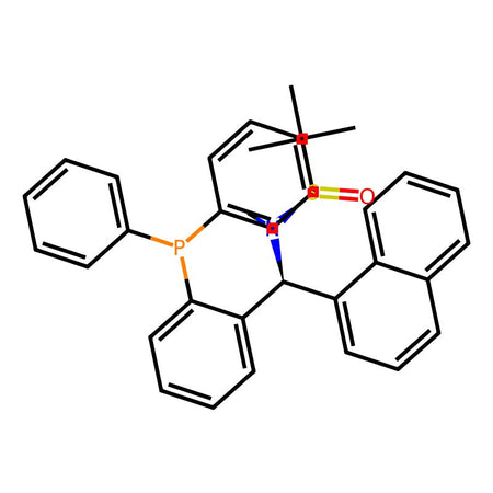 [S(R)]-N-[(S)-[2-(Diphenylphosphino)phenyl]-1-naphthalenylmethyl]-N,2-dimethyl-2-propanesulfinamide, 95%|9223444|2416748-57-5