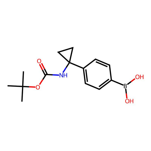 (4-(1-((Tert-butoxycarbonyl)amino)cyclopropyl)phenyl)boronic acid|CS-0175419|1217500-58-7